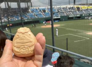 タマスタ筑後でくるっぱの最中を食す
