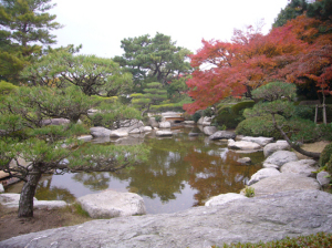 大濠公園内の日本庭園