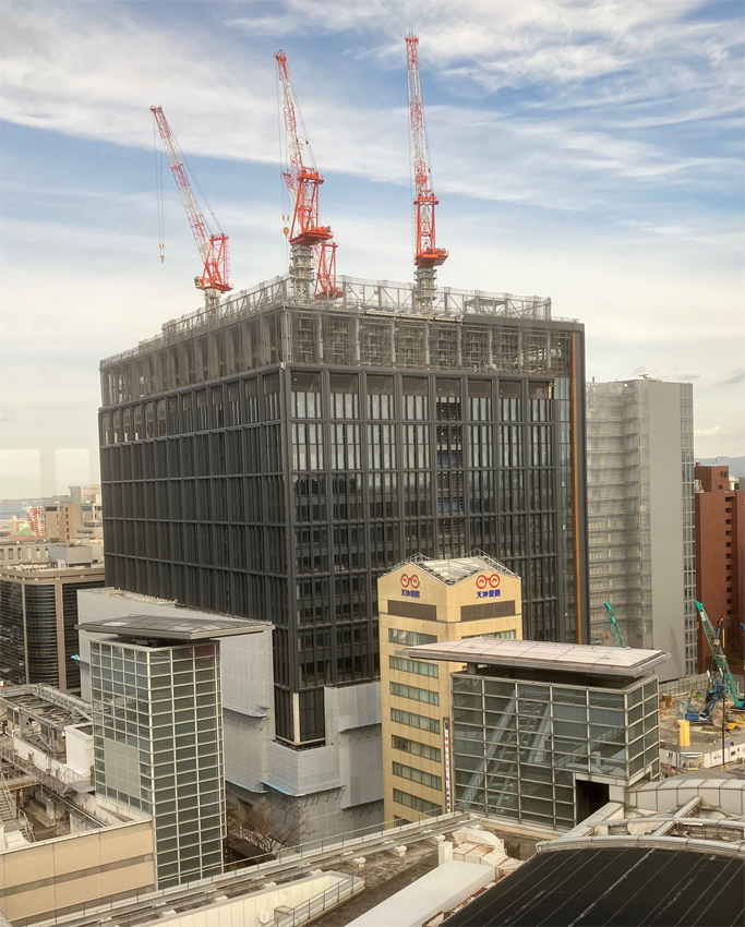 新しい福ビル（仮称）は思っていたよりもデカイ！（１２月）
